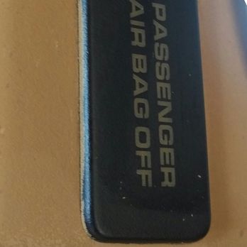 Millenia Motors Inc - Over spray on air bag indicator - Car Dealers Near Me - Longwood, Florida