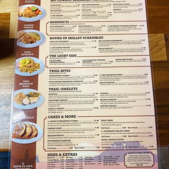 Santa Fe Cafe - Breakfast menu - Breakfast & Brunch Near Me - Overland Park, Kansas