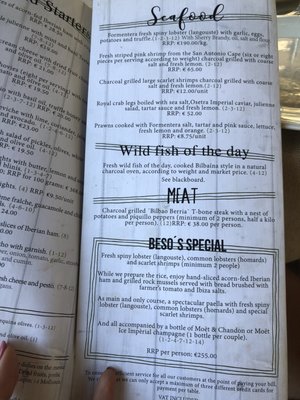 Menu photo 2 Beso Beach  Isla de Formentera, PM