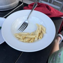 Buttered noodles from kids menu