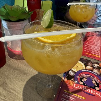 Las Patronas Mexican Restaurant  - Skinny Margarita (too sweet) - Mexican Near Me - Orlando, Florida