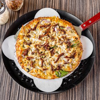 Bay Area Pizza - Gilroy Pizza (Chicken Pesto) - Pizza Near Me - Santa Clara, California Bay Area Pizza - Gilroy Pizza (Chicken Pesto) - Pizza Near Me - Santa Clara, California