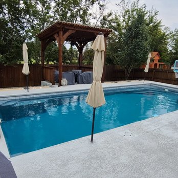 Rusty Crain Concrete & Excavation - a pool in a backyard - Masonry/Concrete Near Me - Bertram, Texas