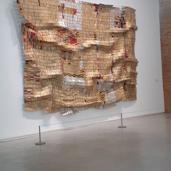 Rubell Museum - Lovely wall hanging made of recycled materials by Ghanian artist - Art Museums Near Me - Washington, DC, District of Columbia Rubell Museum - Lovely wall hanging made of recycled materials by Ghanian artist - Art Museums Near Me - Washington, DC, District of Columbia