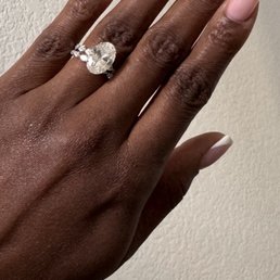 French tip GelX nails.