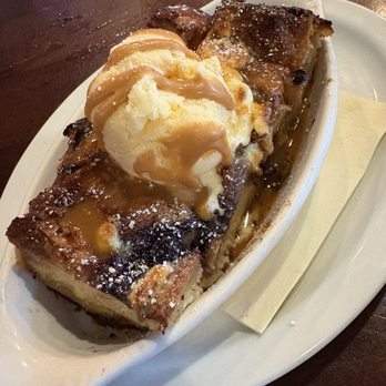 North Beach Fish Camp - Signature White Chocolate Bread Pudding - New American Near Me - Neptune Beach, Florida