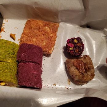 Roasted! - Loved the Pistachio and Ottoman Katayif, didn't like Fig Baclava or Rose Petal - Chocolatiers & Shops Near Me - Temple Terrace, Florida