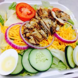 Columbia Steak Express - One of the biggest salads in Lexington