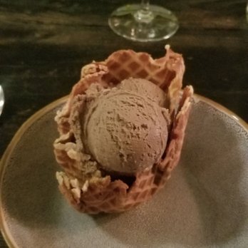 Spuntino - Oreo gelato in Cinnamon waffle cup - Italian Near Me - Denver, Colorado Spuntino - Oreo gelato in Cinnamon waffle cup - Italian Near Me - Denver, Colorado