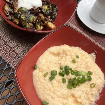 Tabard Inn - Gouda Grits and Brussels Sprouts with Bacon - Bed & Breakfast Near Me - Washington, DC, District of Columbia