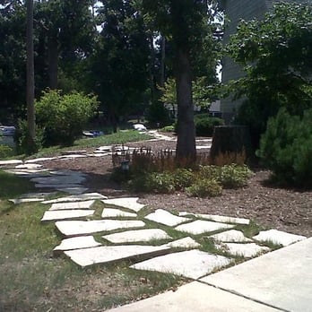 McLeese Landscapes - a stone path in a yard - Landscaping Near Me - Bloomington, Illinois McLeese Landscapes - a stone path in a yard - Landscaping Near Me - Bloomington, Illinois