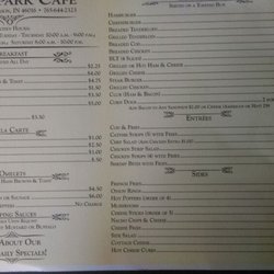 South Park Cafe - Full menu all available daily