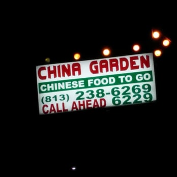 China Garden - new sign out front - Chinese Near Me - Tampa, Florida