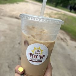 Perk Up Coffee House - Caramel & vanilla iced latte