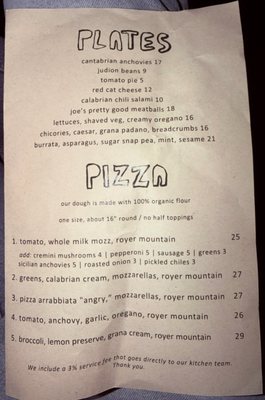 Menu photo 2 Pizzeria Beddia Philadelphia, PA