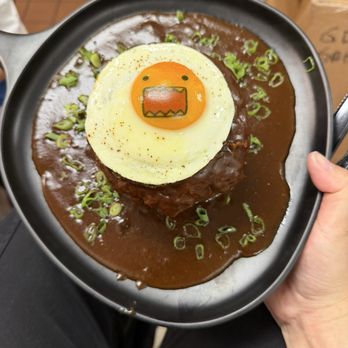 Domo Kun Cafe - Their version of loco moco. So. Good! - Cafes Near Me - Buena Park, California Domo Kun Cafe - Their version of loco moco. So. Good! - Cafes Near Me - Buena Park, California