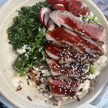 Urbane Cafe - Seared Ahi Tuna Bowl - Salad Near Me - Long Beach, California Urbane Cafe - Seared Ahi Tuna Bowl - Salad Near Me - Long Beach, California