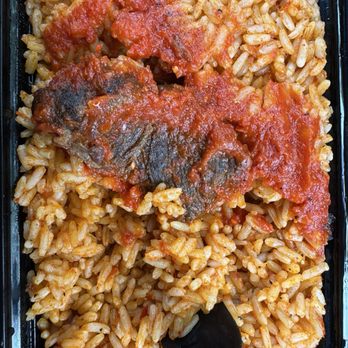 Dupsy's - Jollof Rice Lunch Plate - African Near Me - Houston, Texas