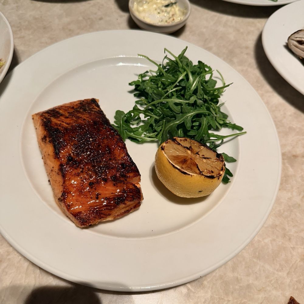 RH Rooftop Restaurant at RH Raleigh - Broiled salmon - Breakfast & Brunch Near Me - Raleigh, North Carolina RH Rooftop Restaurant at RH Raleigh - Broiled salmon - Breakfast & Brunch Near Me - Raleigh, North Carolina