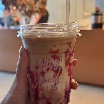 Buddy Buddy - pb&j latte - Coffee & Tea Near Me - New York, New York