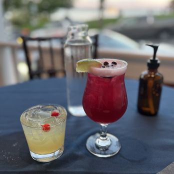 Galyn's - Blueberry Margarita, Larry's Favorite Margarita - Seafood Near Me - Bar Harbor, Maine