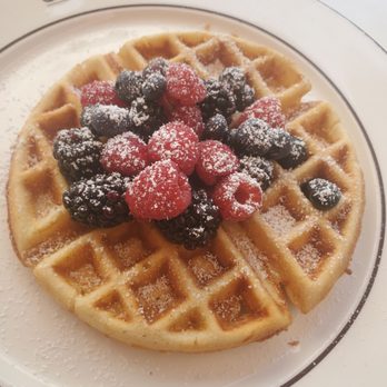 Tower Bar - Tower Bar Waffle with delicious berries - New American Near Me - Los Angeles, California Tower Bar - Tower Bar Waffle with delicious berries - New American Near Me - Los Angeles, California