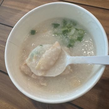 The Congee - Abalone congee, I added sprinkled pepper on top later and dash of soy sauce - Chinese Near Me - Alhambra, California The Congee - Abalone congee, I added sprinkled pepper on top later and dash of soy sauce - Chinese Near Me - Alhambra, California