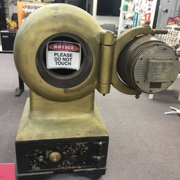 Late 1800's safe made from concrete from Cuba