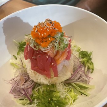 Umi Umi - Spicy Sushimi bowl - Japanese Near Me - Plano, Texas Umi Umi - Spicy Sushimi bowl - Japanese Near Me - Plano, Texas