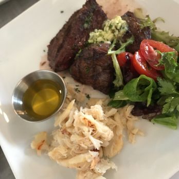 Salt and Iron - Hangar Steak with Dungeness Crab - Seafood Near Me - Edmonds, Washington Salt and Iron - Hangar Steak with Dungeness Crab - Seafood Near Me - Edmonds, Washington