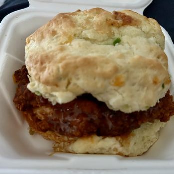 Vicious Biscuit - Nashville Hot Chicken Biscuit - Breakfast & Brunch Near Me - Neptune Beach, Florida