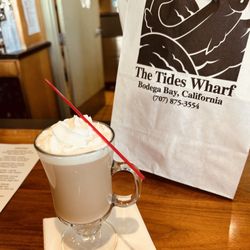 The Tides Wharf Restaurant - Irish nut coffee