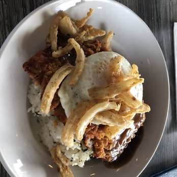 Restaurant 604 - Chicken Moco - just okay - Breakfast & Brunch Near Me - Honolulu, Hawaii