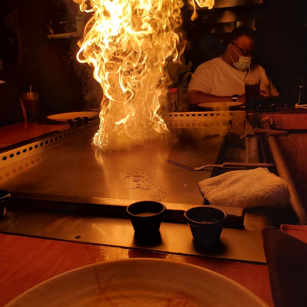Japan Samurai - large fire coming out of a grill - Sushi Bars Near Me - Chesapeake, Virginia Japan Samurai - large fire coming out of a grill - Sushi Bars Near Me - Chesapeake, Virginia