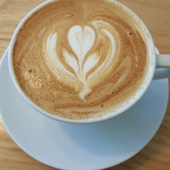 Madcap Coffee - Cafe miel with almond milk. So perfect looking but too much honey in it for me though. - Coffee & Tea Near Me - Grand Rapids, Michigan