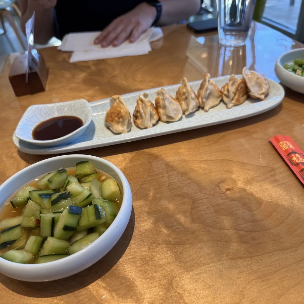 Hello Dumpling - Pickled Smashed Cucumbers and edamame - Noodles Near Me - Dallas, Texas