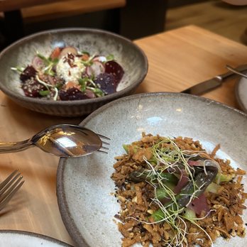 The Progress - Asparagus and beets dishes - New American Near Me - San Francisco, California
