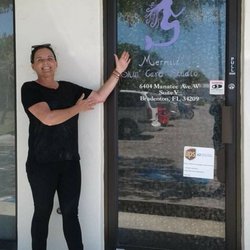 Mermaid Skin Care Studio - Getting our name on the door.