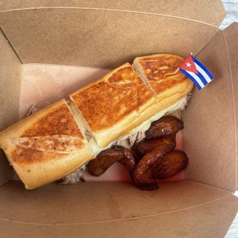 Cubans On Wheels - Cuban sandwich with maduros - Cuban Near Me - Orlando, Florida Cubans On Wheels - Cuban sandwich with maduros - Cuban Near Me - Orlando, Florida