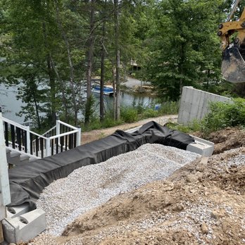 Glen Glidewell Digging - Lake Retaining wall - Excavation Services Near Me Glen Glidewell Digging - Lake Retaining wall - Excavation Services Near Me