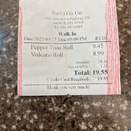 Receipt
