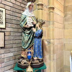 St Anne Catholic Church - St Anne's statue