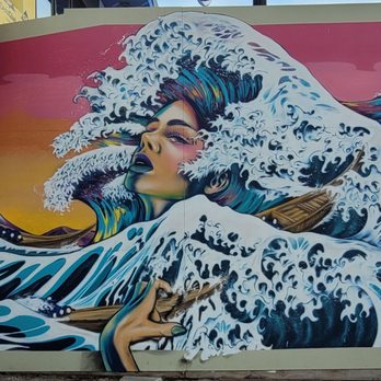 Surf Seafood - Outside mural - Seafood Near Me - Nashua, New Hampshire