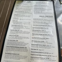 Menu Menu