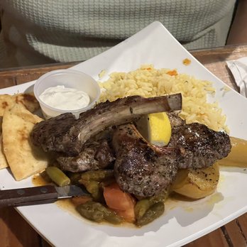 Flaming Cheese Saganaki - $25 Lamb Chops Special - Greek Near Me - Dallas, Texas