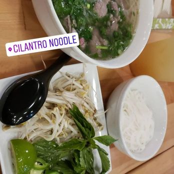 Cilantro Kitchen - Filet mignon Pho!! Best I've had in a long time in this area! - Vietnamese Near Me - Charlotte, North Carolina Cilantro Kitchen - Filet mignon Pho!! Best I've had in a long time in this area! - Vietnamese Near Me - Charlotte, North Carolina