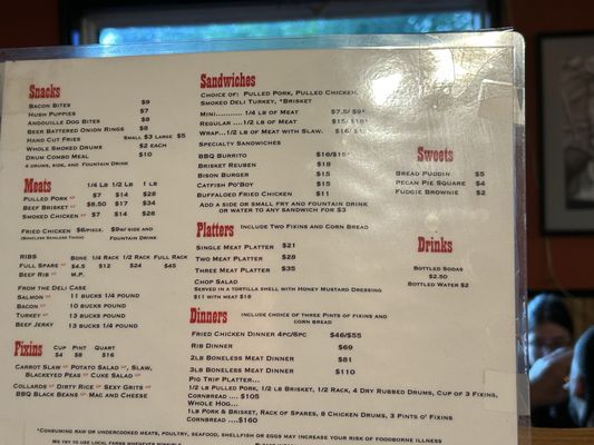 Menu photo 1 B.T.'s Smokehouse Sturbridge, MA Menu photo 1 B.T.'s Smokehouse Sturbridge, MA