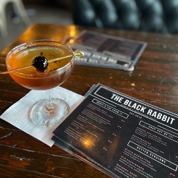 The Black Rabbit - Chartreuse Manhattan - Gastropubs Near Me - Stockton, California The Black Rabbit - Chartreuse Manhattan - Gastropubs Near Me - Stockton, California