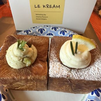 Le Kream - On the left the Pistachio Cube on the right the Yuzu Cube - Desserts Near Me - Rowland Heights, California Le Kream - On the left the Pistachio Cube on the right the Yuzu Cube - Desserts Near Me - Rowland Heights, California