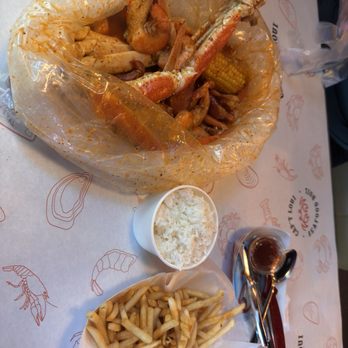 Cap’t Loui - Summerlin - Seafood 1lb Shrimp Head Off 1LB Snow Crab 1LB(2Clusters) Steamed Rice French fries - Seafood Near Me - Las Vegas, Nevada Cap’t Loui - Summerlin - Seafood 1lb Shrimp Head Off 1LB Snow Crab 1LB(2Clusters) Steamed Rice French fries - Seafood Near Me - Las Vegas, Nevada
